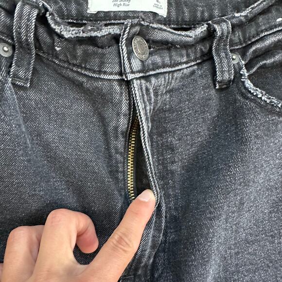 Abercrombie & Fitch Black Distressed The Skinny High Rise Jeans - Picture 3 of 7